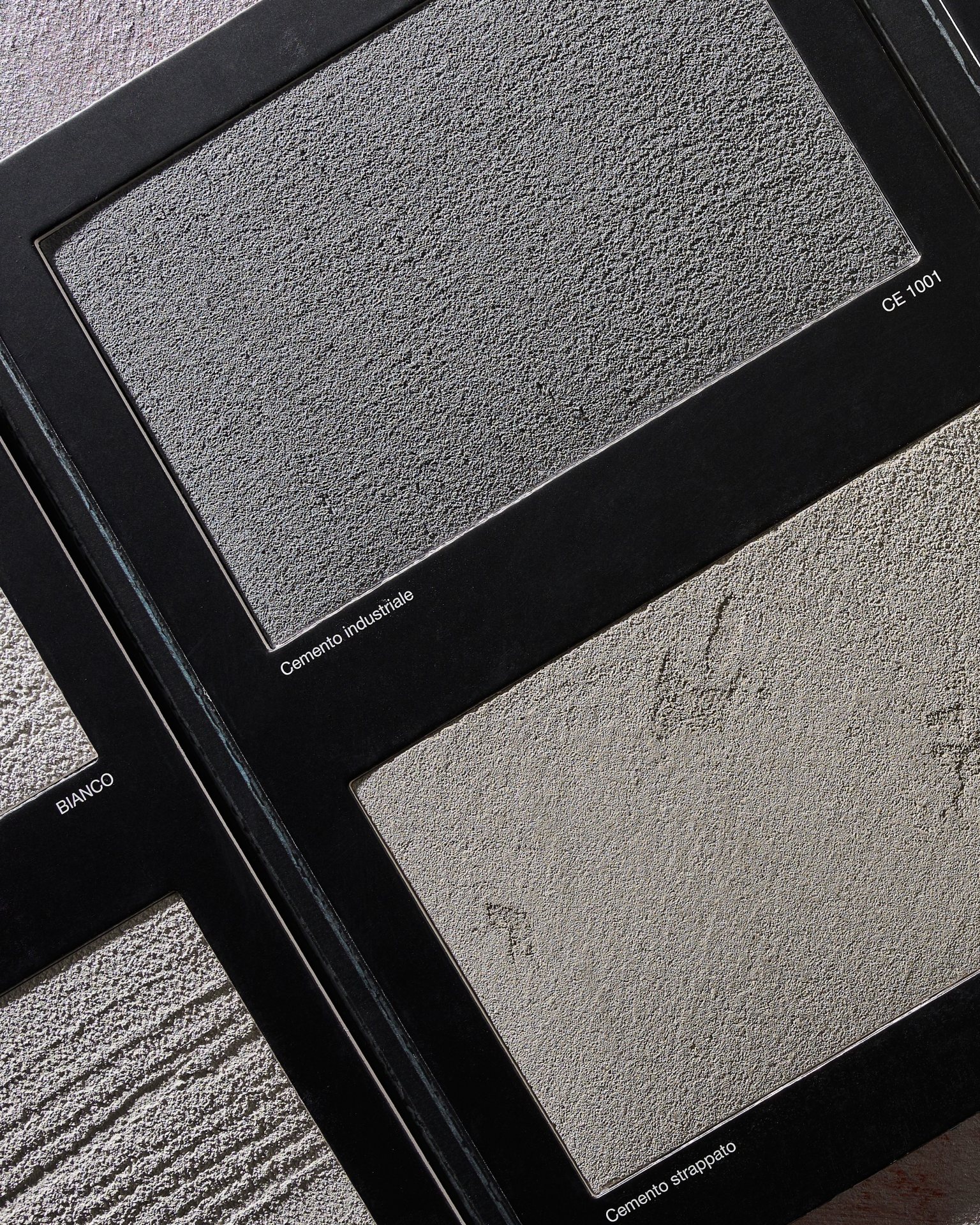 Hand-applied decorative finish samples